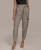 Donna Karan New York Women's Tie Waist Cargo Pants