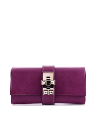 Pre-Owned Hermes 23 Medor Clutch Tadelakt
