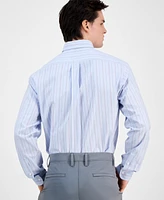 Club Room Men's Stripe Oxford Dress Shirt, Exclusively at Macy's