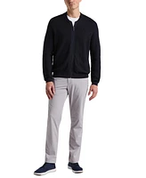 Perry Ellis Men's Geometric Jacquard Bomber Jacket