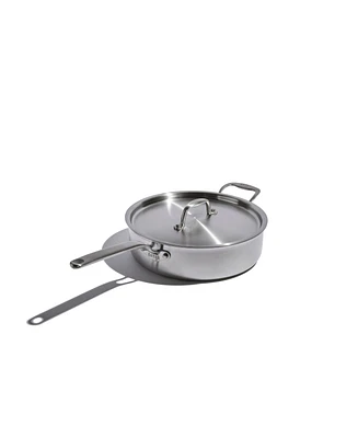 Heritage Steel X Eater 5-Ply Stainless Steel 4-Qt. Saute with Lid