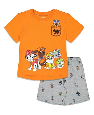 Paw Patrol T-Shirt and French Terry Shorts Outfit Set