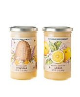 Savannah Bee Company Original and Lemon Whipped Honey Gift Set, 12oz