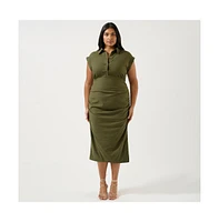 Estelle Plus Desert Whisperer Shirt Dress