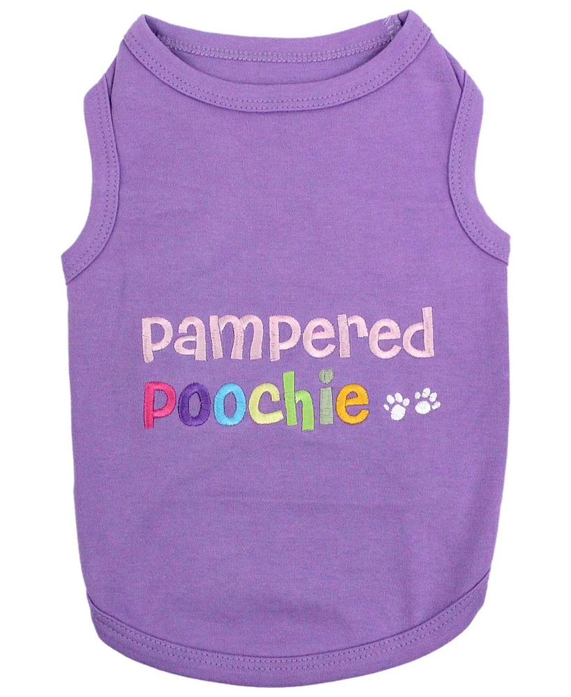 Parisian Pet Pampered Poochie Dog T-Shirt