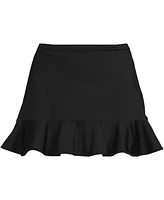 Lands' End Women's Plus Ruffle Hem Mini Swim Skirt