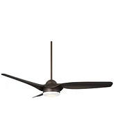 54" Casa Vieja Sierra Emperial Bronze Damp Led Ceiling Fan with Remote - Casa Vieja