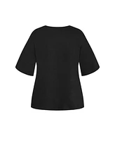 Plus Oversized Angels Tee