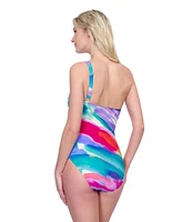 Palma De Mallorca One-Shoulder One-Piece Swimsuit