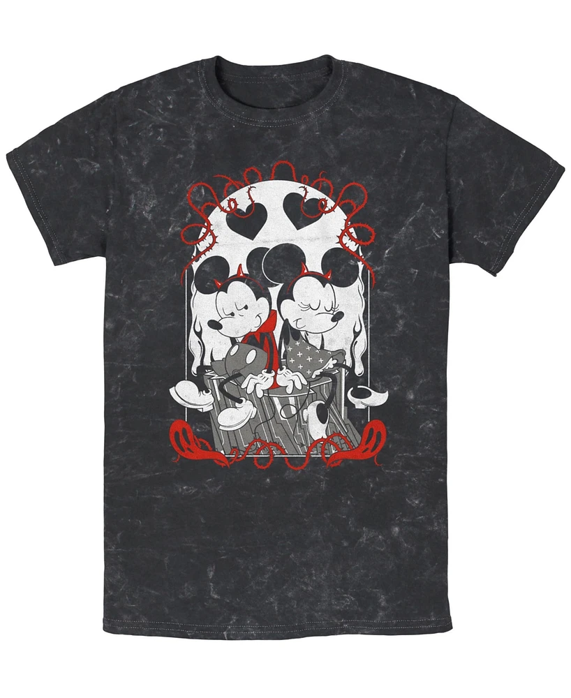 Fifth Sun Men's Mickey's Goth Tarot Short Sleeve T-Shirt