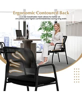 Waiting Room Chair Set of 2 Comfortable Seating for Reception or Office Spaces