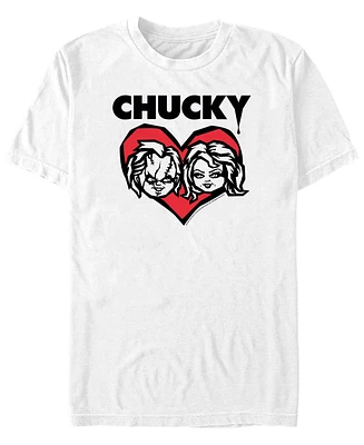 Fifth Sun Men's Chucky Heart Short Sleeve T-Shirt