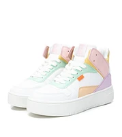 Women's Sneakers White With Multicolor Accent