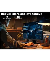 XGaming 24 Inch Monitor, Fhd 100Hz 1080P, Ips 16:9 Frameless Computer Monitor, 99% sRGB, Low Blue Light Eye Care, FreeSync, Pc Screen Built-in Speaker