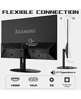 XGaming 27 Inch Monitor, Fhd 1080P 100Hz Frameless Computer Monitor, 99% sRGB, 1ms, Adaptive Sync Fast, Low Blue Light Eye Care Pc Monitor, Hdmi Vga G