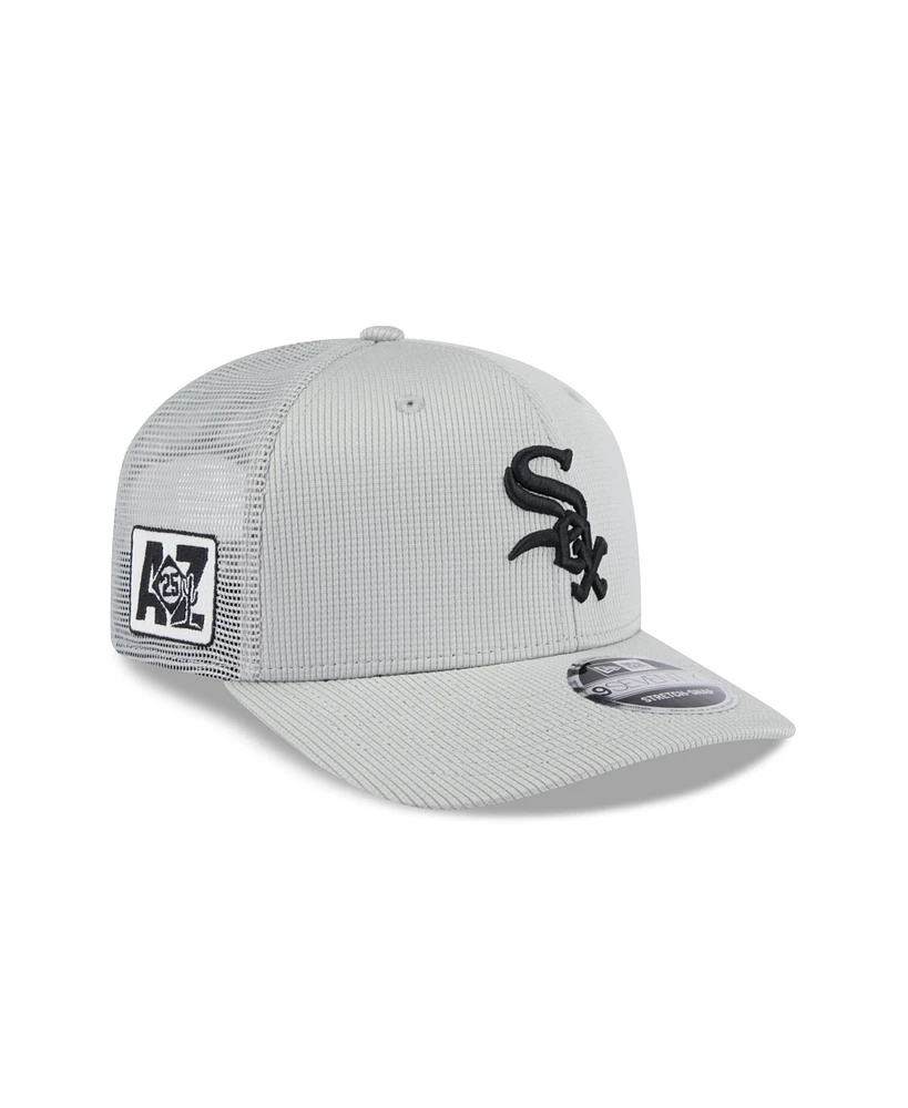 New Era Men's Gray Chicago White Sox 2025 Spring Training 9SEVENTY Stretch-Snap Hat