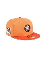 New Era Men's Orange Houston Astros 2025 Spring Training 59FIFTY Fitted Hat