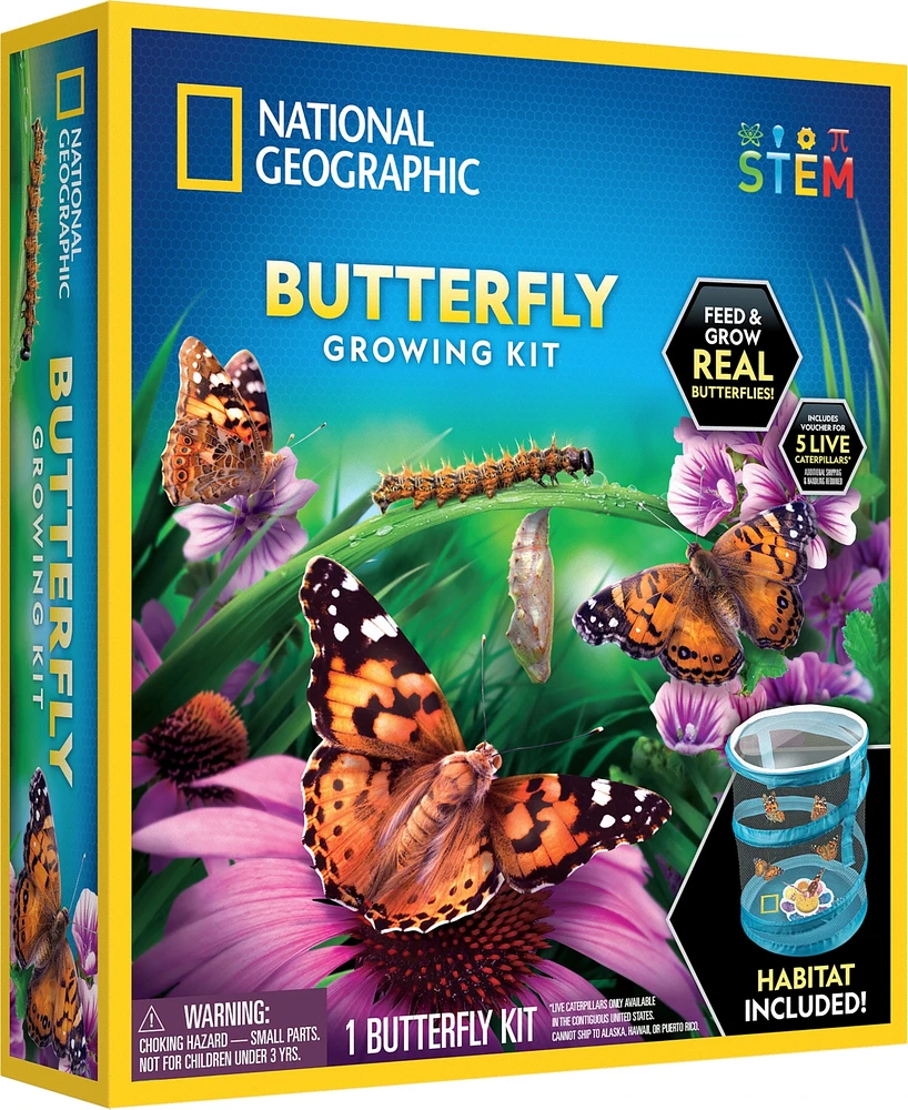 National Geographic Butterfly Growing Kit