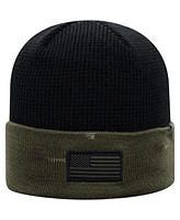 Top of the World Men's Olive/Black Michigan State Spartans Oht Military Appreciation Skully Cuffed Knit Hat