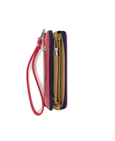 Eagles Wings Women's Los Angeles Angels Zip-Around Wristlet Wallet
