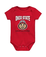 Outerstuff Baby Boys and Girls Red Ohio State Buckeyes College Football Playoff 2024 National Champions Bodysuit