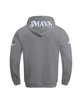 Pro Standard Men's Gray Dallas Mavericks 2024/25 City Edition Chenille Applique Pullover Hoodie