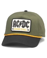 American Needle Men's Green/Black Ac/Dc Roscoe Adjustable Hat