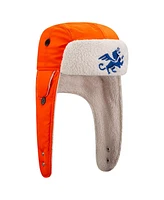 New Era Men's Orange Fc Cincinnati Trapper Knit Hat