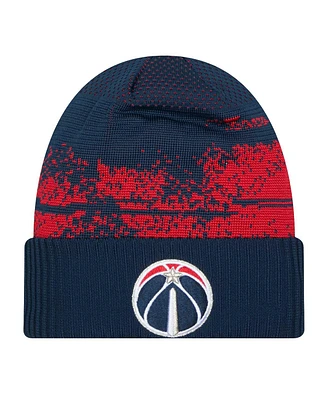 New Era Men's Navy Washington Wizards Tip-Off Cuffed Knit Hat