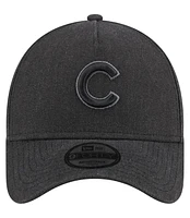 New Era Men's Charcoal Chicago Cubs Logo Essentials 9FORTY A-Frame Adjustable Hat