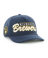 '47 Brand Men's Navy Milwaukee Brewers Corduroy Hitch Adjustable Hat