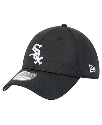 New Era Men's Black Chicago White Sox Tech 39THIRTY Flex Hat