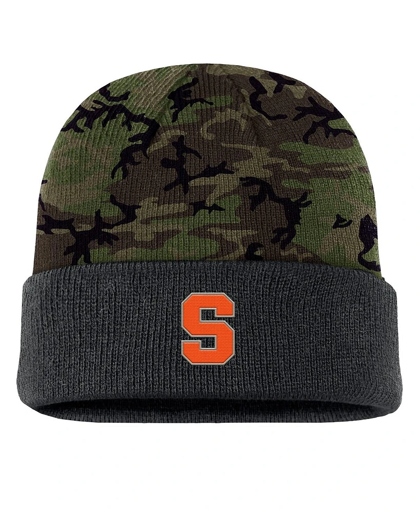 Nike Men's Camo Syracuse Orange Military Appreciation Cuffed Knit Hat