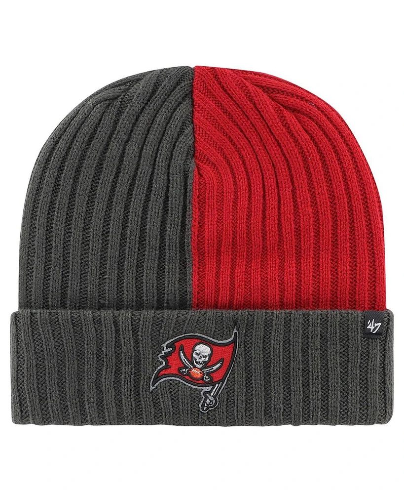 '47 Brand Men's Pewter Tampa Bay Buccaneers Fracture Cuffed Knit Hat