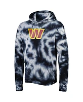 New Era Men's Black Washington Commanders Team Tie-Dye Pullover Hoodie