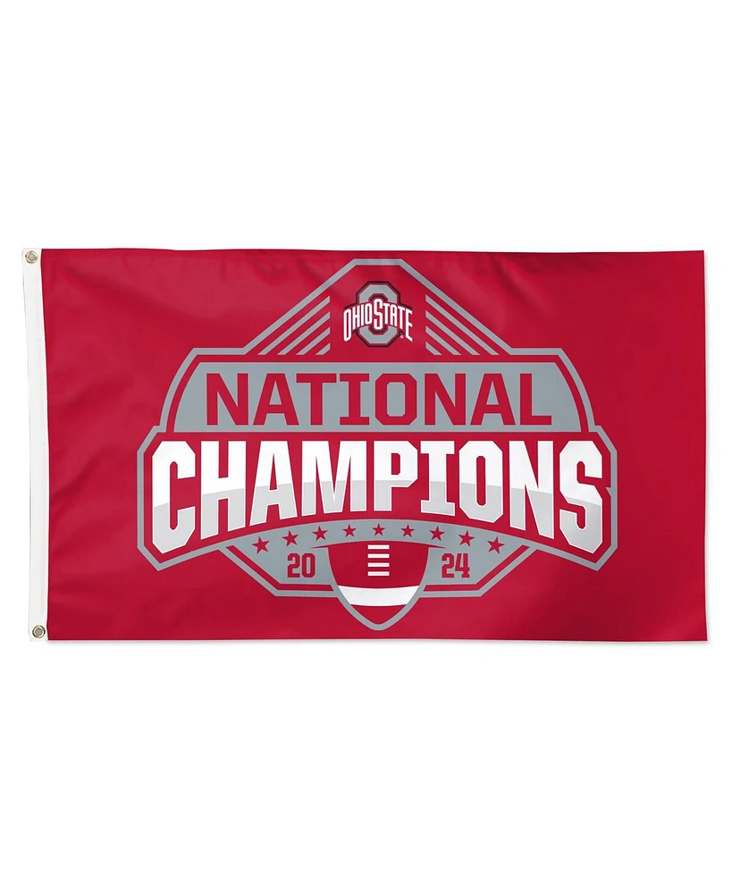 Wincraft Ohio State Buckeyes College Football Playoff 2024 National Champions 3' x 5' Single-Sided Deluxe Flag