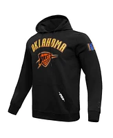 Pro Standard Men's Black Oklahoma City Thunder 2024/25 Edition Chenille Applique Pullover Hoodie