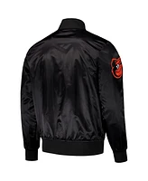 Pro Standard Men's Black Baltimore Orioles Wordmark Satin Full-Snap Jacket