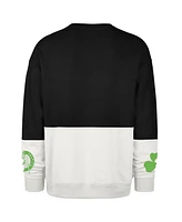 '47 Brand Men's and Women's Black Boston Celtics 2024/25 City Edition On Five Maximalist Pullover Sweatshirt