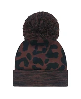 '47 Brand Women's Brown Cincinnati Bengals Cacao Cuffed Knit Hat with Pom