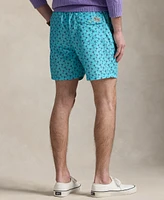 Polo Ralph Lauren Men's 5.75-Inch Traveler Classic Printed Swim Trunks