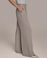 Donna Karan New York Women's Pinstripe Wide-Leg Pants, Regular & Petite Sizes