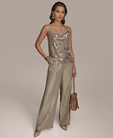 Donna Karan New York Women's Metallic Burnout Camisole