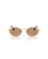 Ray-Ban Unisex Oval Metal Sunglasses