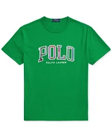 Polo Ralph Lauren Men's Classic-Fit Madras-Logo Jersey T-Shirt