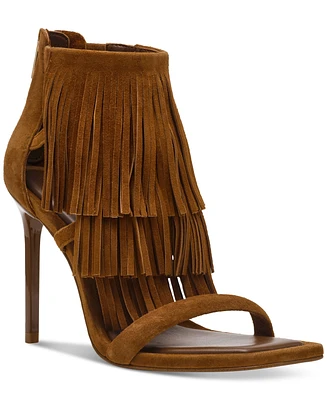 Steve Madden Women's Fringzy Stiletto Sandals