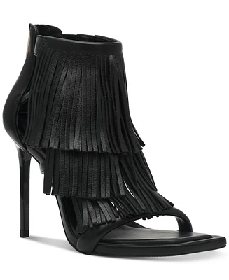 Steve Madden Women's Fringzy Stiletto Sandals