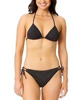 Salt Cove Juniors Metallic Triangle Bikini Top Bottoms Exclusively At Macys