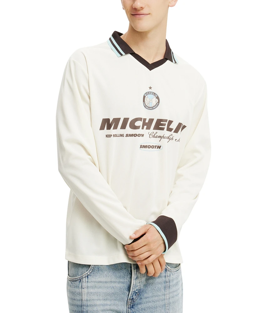 Cotton On Men's Michelin Long Sleeve Soccer Jersey