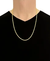 Italian Gold Forza Rope Chain 26" Necklace (2-3/4mm) in 14k Gold